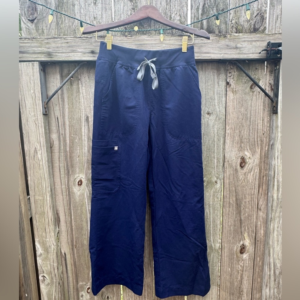 High Waisted Isabel Wide Leg Scrub Pants